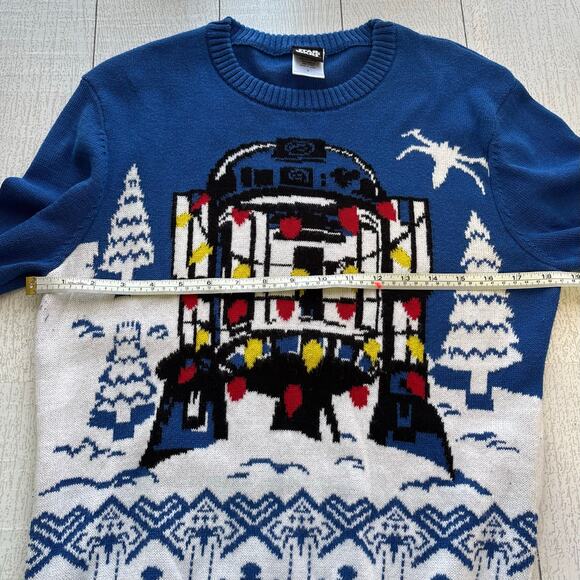 Star Wars Christmas R2D2 Sweater Size Small - Picture 8 of 10